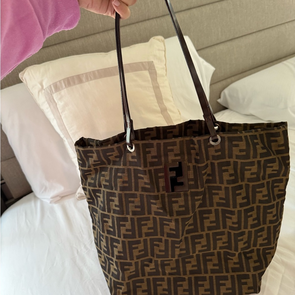 Fendi Zucca FF logo shoulder bag - Picture 5 of 15